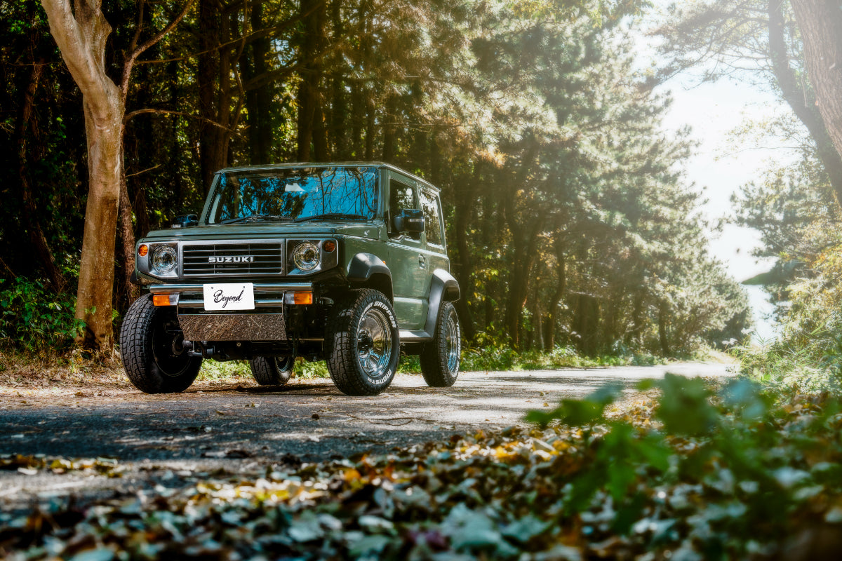 【ジムニー JB74W/JC74W】 レーヴ フロントバンパー ウインカーステー付き 鏡面