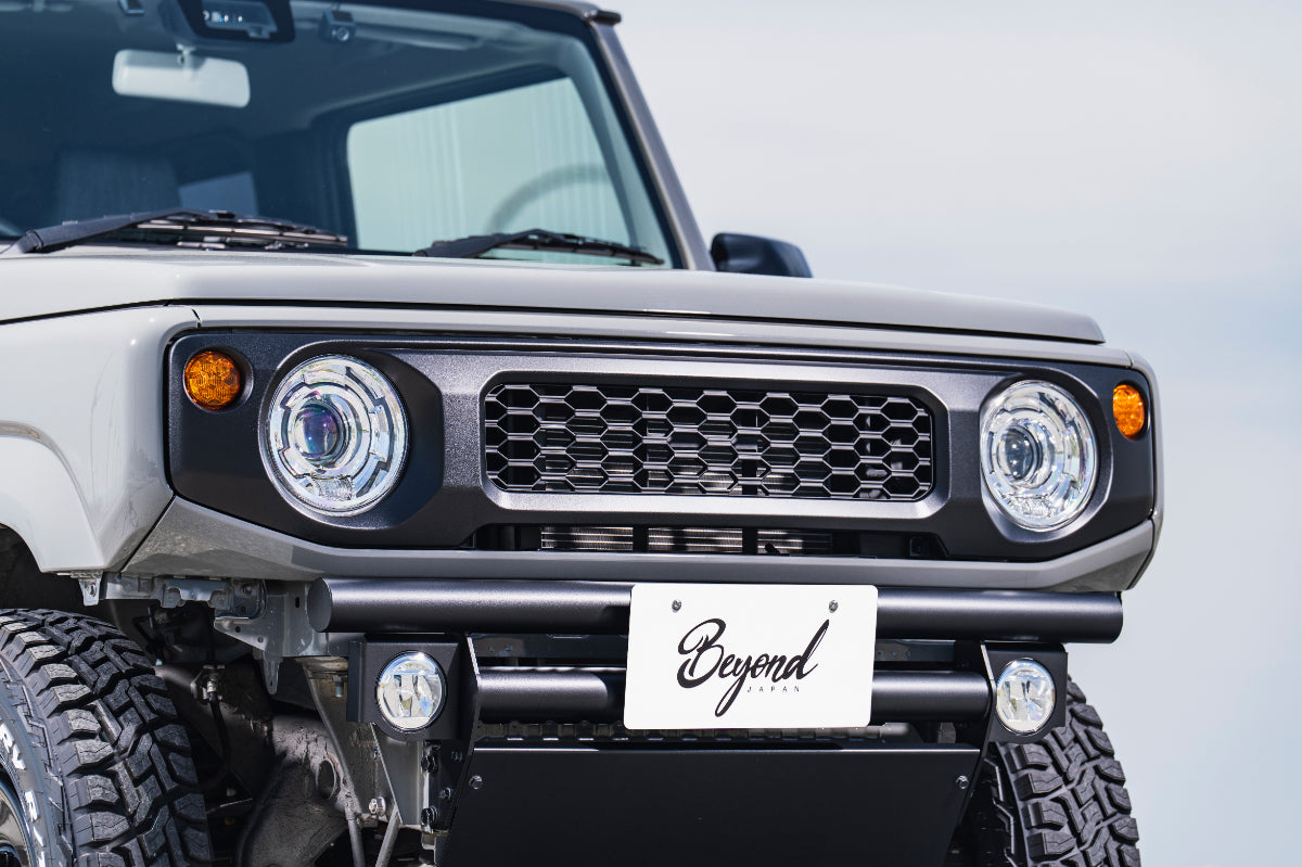 【ジムニー JB64W/JB74W/JC74W】 シンプルスタイルグリル TypeB(ABS製 塗装済み) ブラック