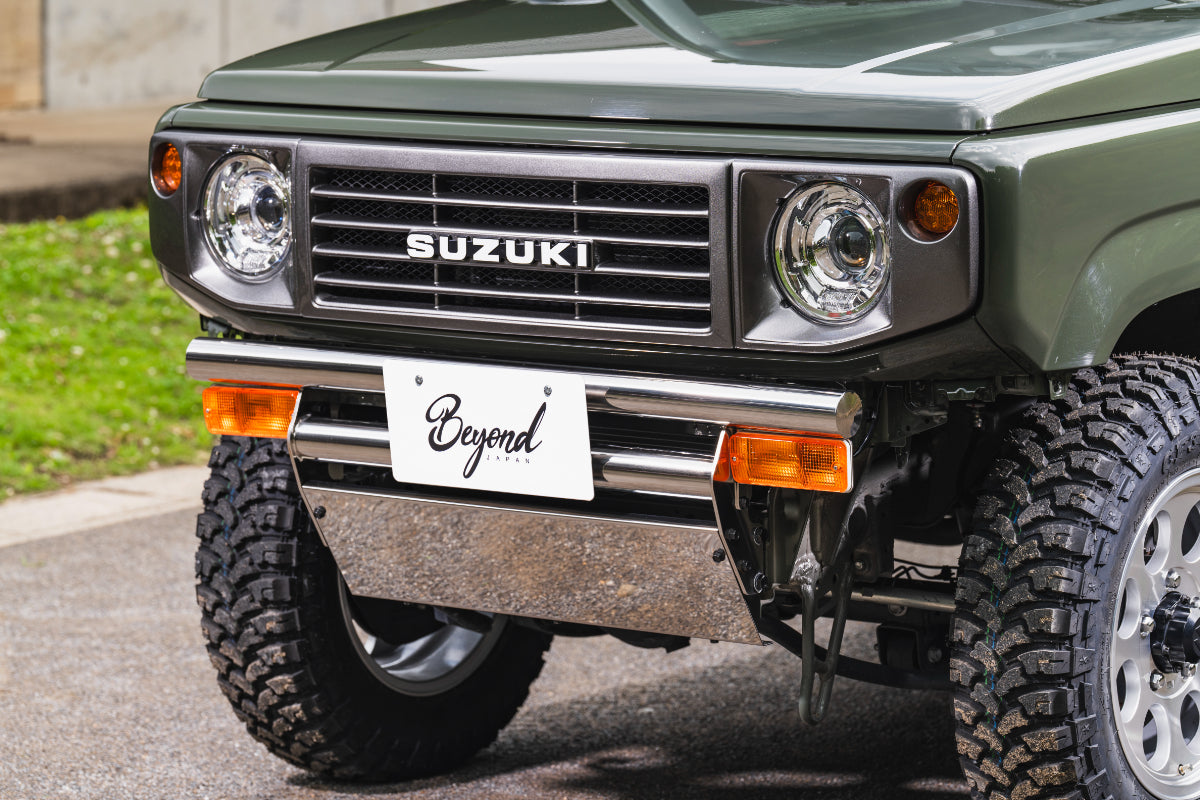 【ジムニー JB64W】 レーヴ フロントバンパー ウインカーステー付き 鏡面