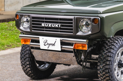 【ジムニー JB64W】 レーヴ フロントバンパー ウインカーステー付き 鏡面