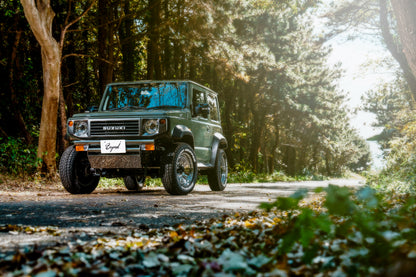 【ジムニー JB74W/JC74W】 レーヴ フロントバンパー ウインカーステー付き 鏡面