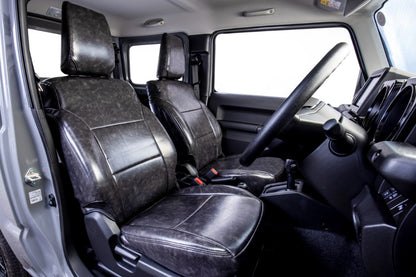 シートカバー PUブラック ジムニー JB64/JB74/JC74（フロントのみ）