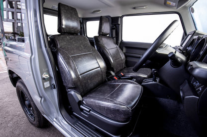 シートカバー PUブラック ジムニー JB64/JB74/JC74