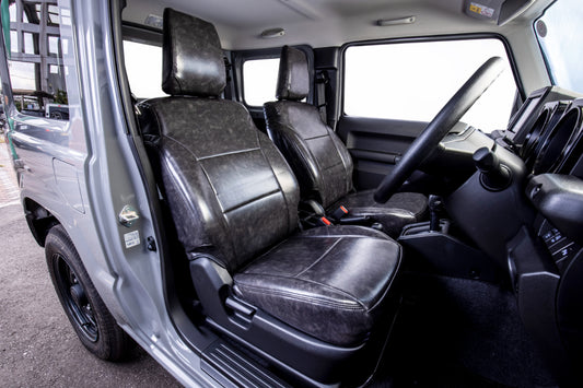 シートカバー PUブラック ジムニー JB64/JB74/JC74