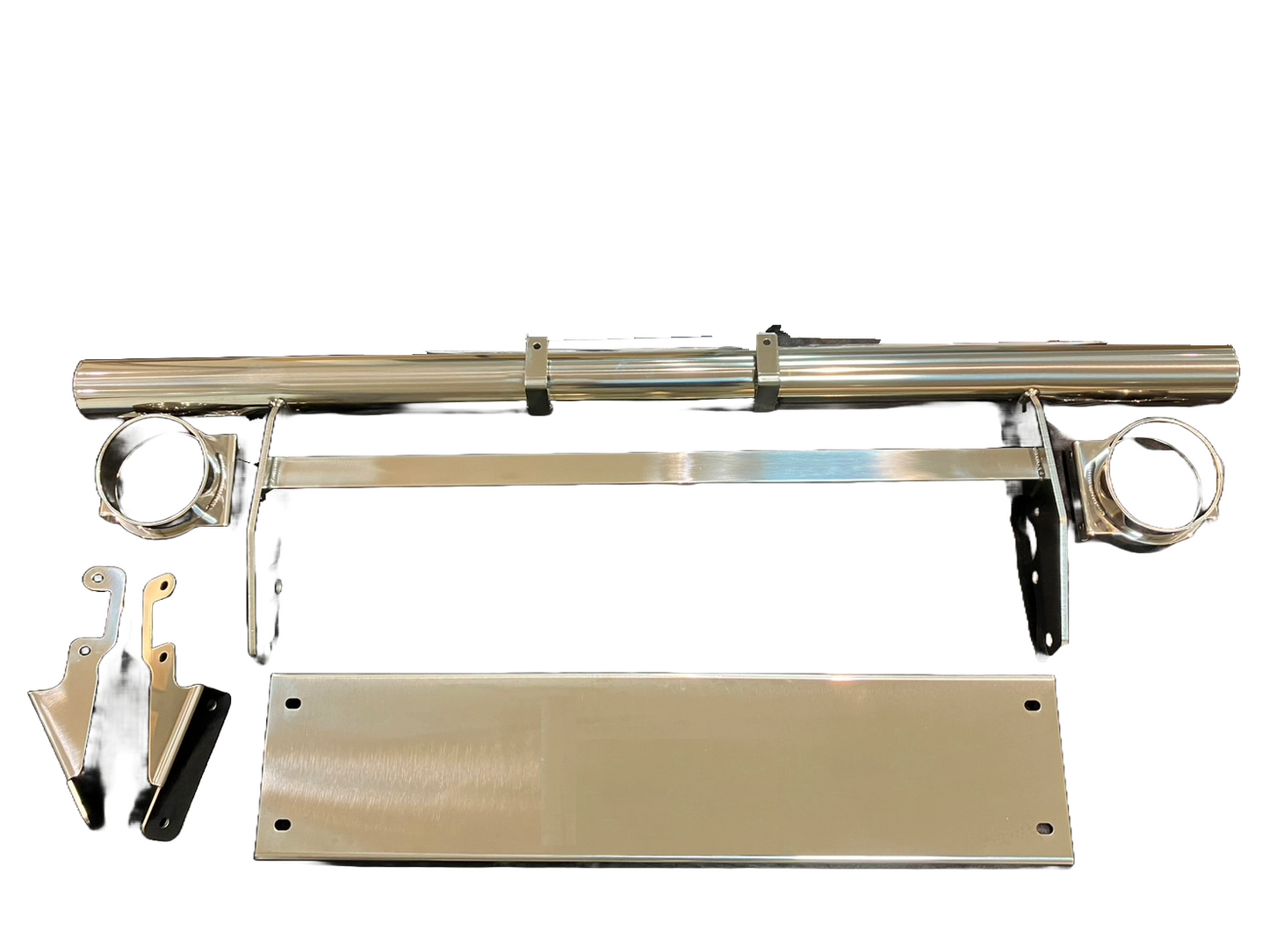 リベルテ 64/74 フロントバンパー（鏡面）フォグステー付き/スキッドプレート付